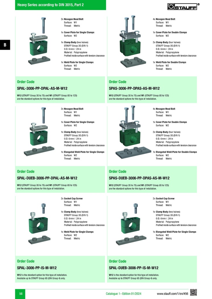 SSMMEC SERIE HEAVY ABRAZADERA 2 1/2"