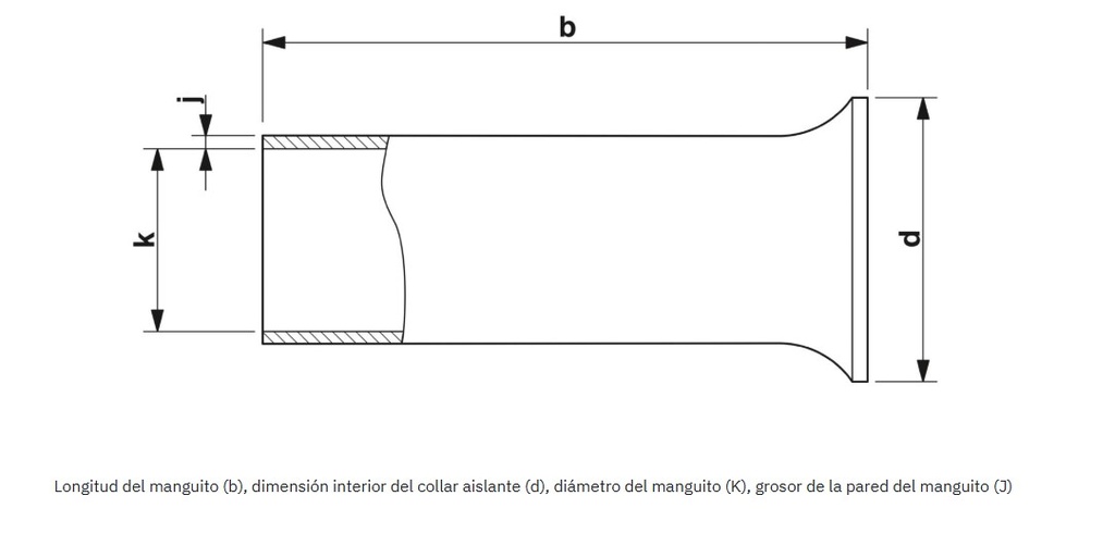 SSMELE Puntera, Longitud de zona de contacto: 40 mm, longitud del manguito: 40 mm, color: plateado