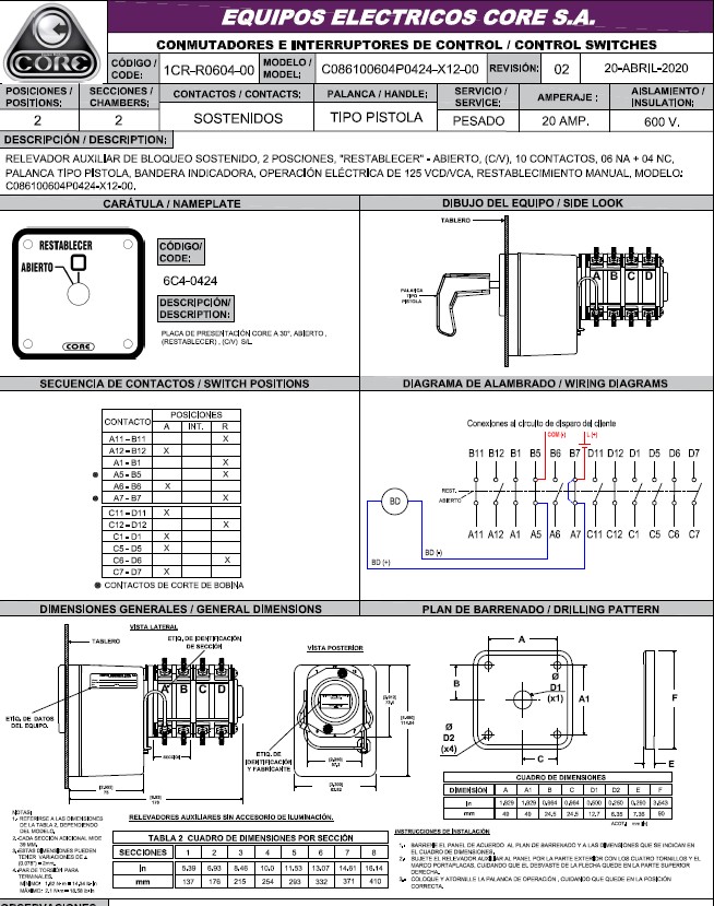 SSMELE RELEVADOR CORE