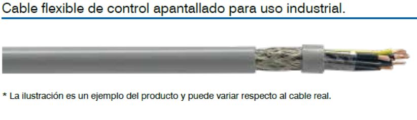 SSMELEC-CAB-3X16 Cable apantallado