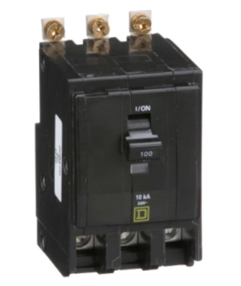 SSMELE INTERRUPTOR TERM. SIN GABINETE 3P 100A 240V  MODELO:  QOB3100