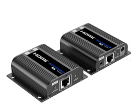 SSMELE Kit Extensor HDMI | Hasta 70m 1080p | 40m 4K@30Hz | Compatible con HDCP | Cable Cat 6 Recomendado | Soporta Múltiples Resoluciones | Soporta PoC | Salida Loop